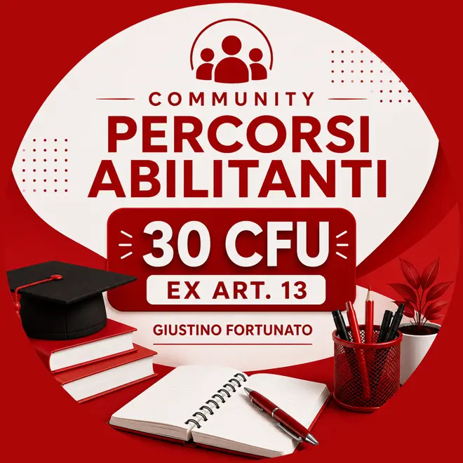 30 CFU – ex art. 13