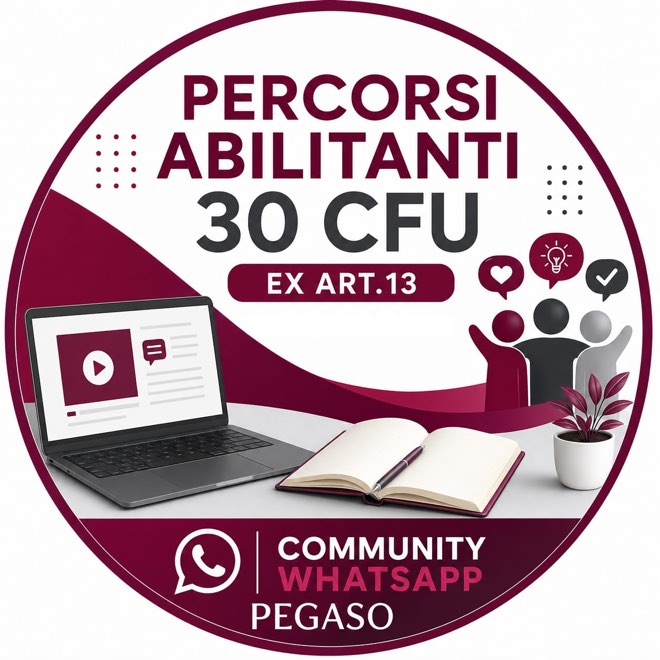 30 CFU – ex art. 13